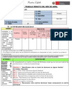 Informe de Abril Segundo Grado Primaria