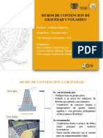 Muros de Contencion de Gravedad y Voladizo