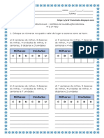 Atividades Assíncronas - Sistema de Numeração Decimal 4º e 5º Ano