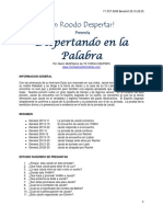 Despertando en La Palabra: Un Roodo Despertar!