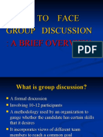 How To Face Group Discussion: A Brief Overview