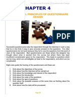 Fundamental Principles of Questionnaire Design