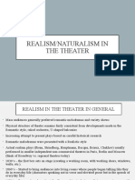 RealismandNaturalism in The Theater - sp21