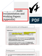 Chapter 10 - Audit Documentation and Working Papers (Appendix)