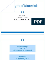 Strength of Materials: Fatigue Test