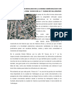 Problemáticas de Movilidad en La Avenida Simón Bolívar Con La Calle 36 en La Zona