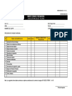 Sig-Reg-Dgg03-09-00 Check List de Inspeccion de Fresadora