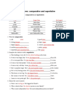 Comparatives and Superlatives