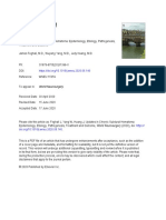 2020 Updates in Chronic Subdural Hematoma Epidemiology Etiology Pathogenesis