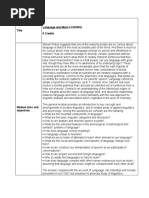 LIU23002 - Language and The Mind Module Handout 2020-21