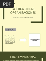 La Ética en Las Organizaciones