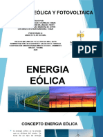 Energia Eólica y Fotovoltaica