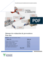 Desarrollo de Proyecto de Administración de La Cadena de suministroEquipoTRES