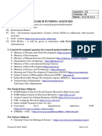 Research Funding Agencies: Annexure - 3.1 Criterion - 03 Metric - 3.1.1 & 3.1.2