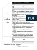 Property Handover Management Template