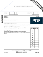 University of Cambridge International Examinations International General Certificate of Secondary Education