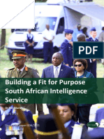 Building A Fit For Purpose South African Intelligence Service