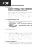 Procedimiento para Aplicación de Recubrimiento NAP GARD