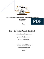 Análisis Del Derecho en La Legislación Inglesa