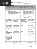 Action Evaluation Plan