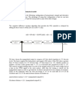 PID ALGORITHM/ Mathematical Model