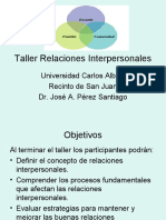 Taller Relaciones Interpersonales