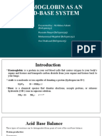 Haemoglobin Acts As Acid Base System