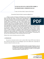 O Texto Poético em Sala de Aula Reflexões Sobre o Discurso Do Professor e A Proposta Do LD