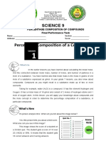 Percentage Composition of A Compound: What Is It?: Science 9