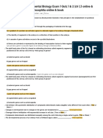 Developmental Biology Exam 1 Quiz 1 2 CH 13 Online Book Drosophila Online Book