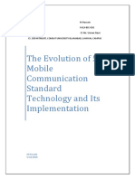 The Evolution of 5G Mobile Communication Standard Technology and Its Implementation