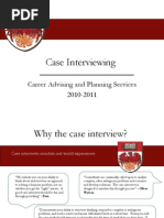 2010-2011 Chicago Booth Case Interviewing