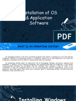 COC1 - Installation of OS and Application Software