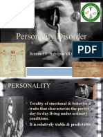 Personality Disorder: Rommel F. Irabagon MD