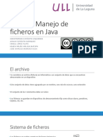 Tema 5. Manejo de Ficheros en Java