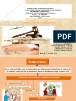 Clasificacion de Los Testamentos en Venezuela