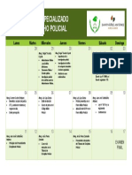 Horario Derecho Policial