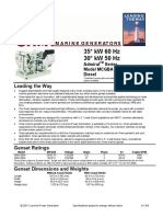 Datasheet Motor Generador Cummins Onan 30MCGBA