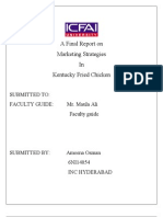 (Sem-10) - Marketing Strategies at KFC Final Report-Ameena Osman