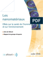 Effets Des Nanomatériaux Sur La Santé de L'homme