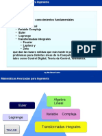 Matemáticas Avanzadas Ingenieros