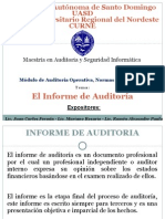 Informe de Auditoria - CURNE - UASD