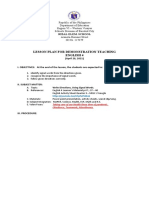 Detailed Lesson Plan Write Directions Using Signal Words