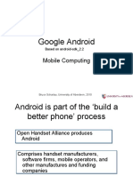 Google Android: Mobile Computing