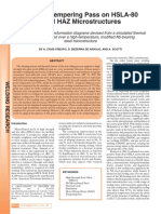 Efecto Del Pase de Revenido en Microestructuras HAZ de Acero HSLA-80