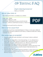 COVID-19 Testing FAQ Lab Corp