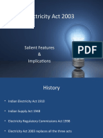 Group 9 - Electricity Act 2003