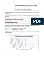 Chap - 2 Chapitre Numérisation Des Signaux Vidéo Et Audio