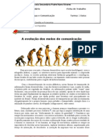 A Evolução Dos Meios de Comunicação