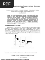 Rapid Optical Manufacturing of Hard Ceramic Conformal Windows